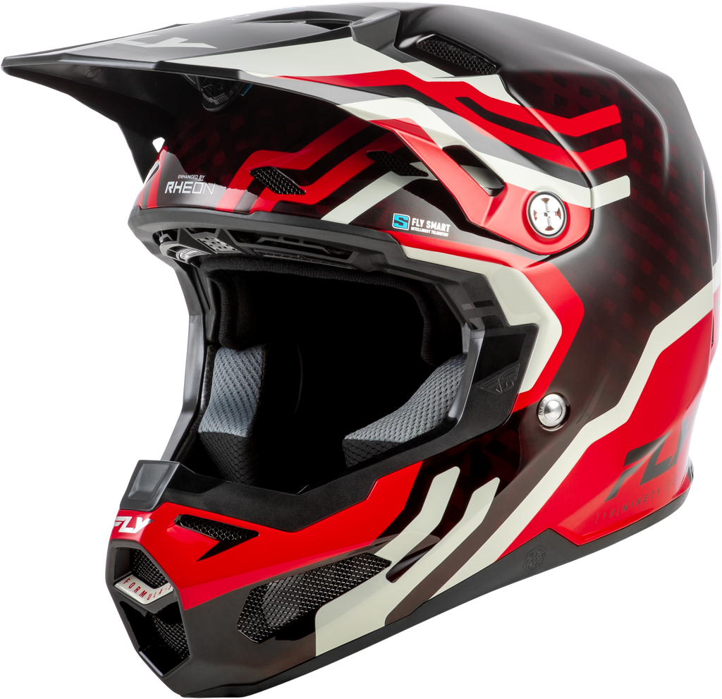 Formula S Carbon Byte Helmet Red Carbon/Red/Grey Sm