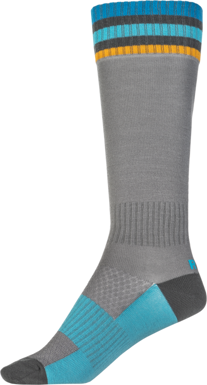 Mx Socks Thin Grey Lg/Xl