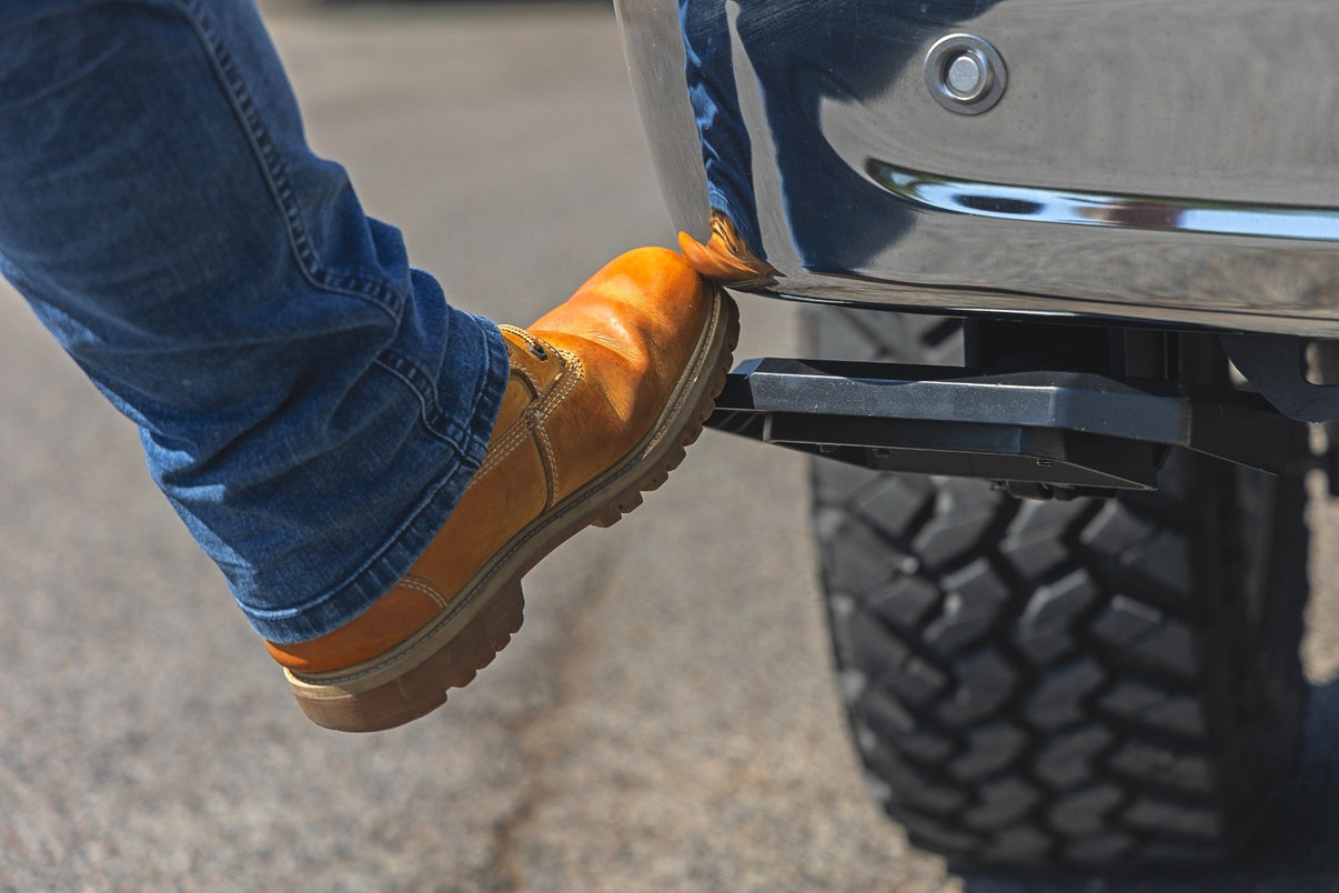 Retractable Bed Step | Manual Pull | Ford F-150/F-150 Lightning  (2021-2025) | PW049807