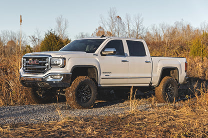 7 Inch Stamped Steel LCA Lift Kit | Forged UCA | Bracket | M1 Struts/M1 | Chevy/GMC 1500 (16-18) | 11640