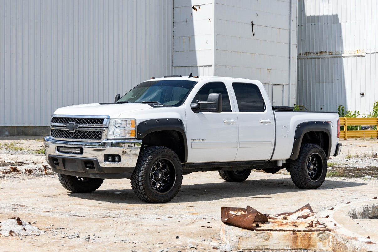 Pocket Fender Flares | 6'7" & 8'Bed | GAP Imperial Blue | Chevy Silverado 1500/2500HD/3500HD (07-14) | F-C10714B-GAP
