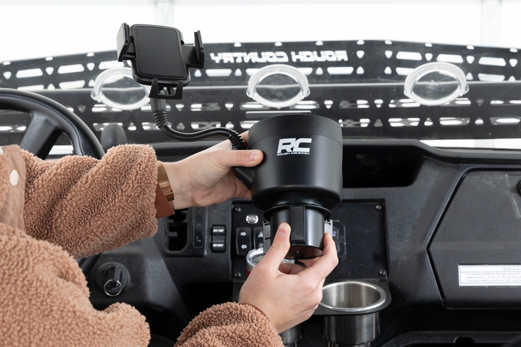 2 in 1 Expanding Cup and Phone Holder | J5054