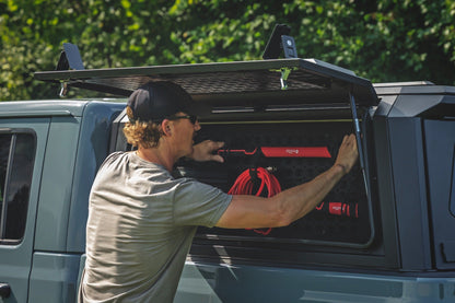 Rough Country | Bed Cap Molle Panel Side Storage Bin | Drivers Side | Jeep Gladiator JT (20-26) | 734054