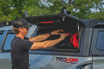 Rough Country | Bed Cap Molle Panel Side Storage Bin | Drivers Side | Toyota Tacoma (16-23) | 734064
