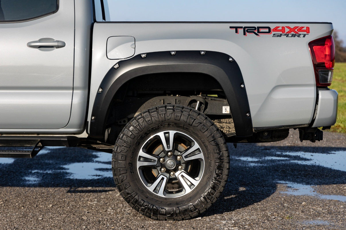 Pocket Fender Flares | 089 Wind Chill | Toyota Tacoma 2WD/4WD (2016-2023) | F-T11621A-089