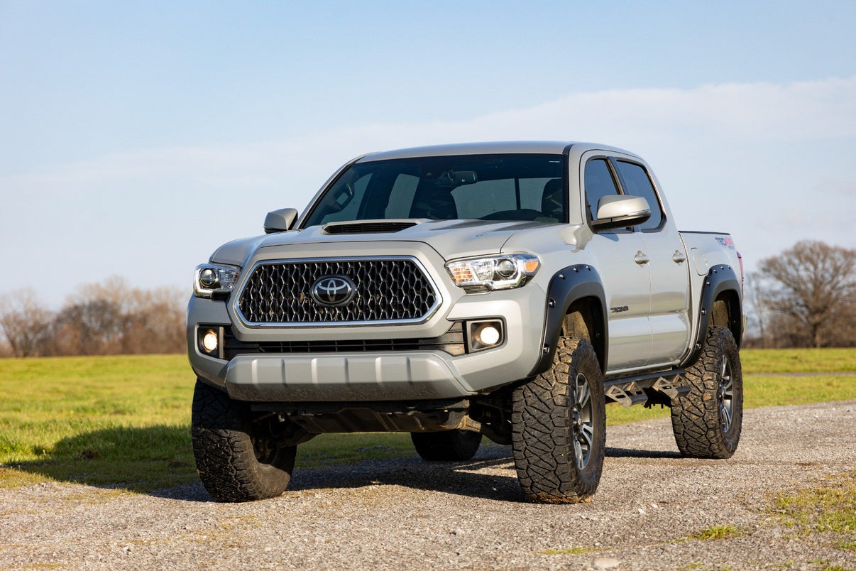 Pocket Fender Flares | 1D6 Silver Sky Metallic | Toyota Tacoma 2WD/4WD (16-23) | F-T11621A-1D6