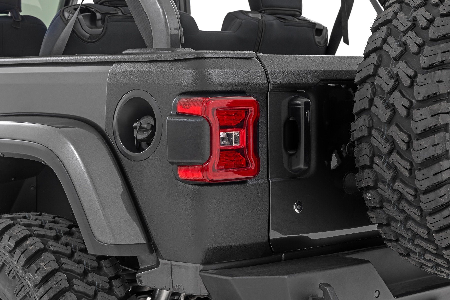 Trail Cladding | Rear Corners | Jeep Wrangler JL/Wrangler Unlimited (18-25) | TC13026