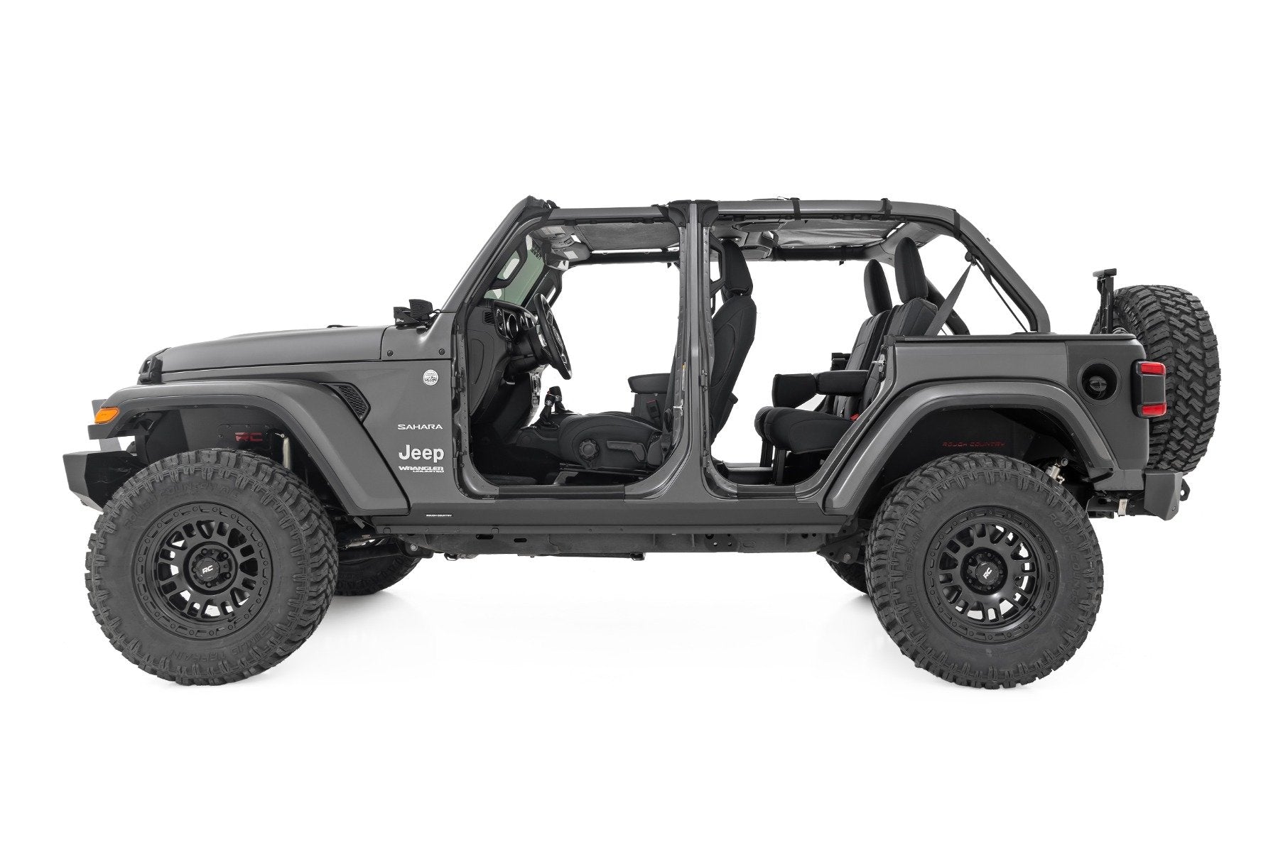Trail Cladding | Rear Corners | Jeep Wrangler JL/Wrangler Unlimited (18-25) | TC13026