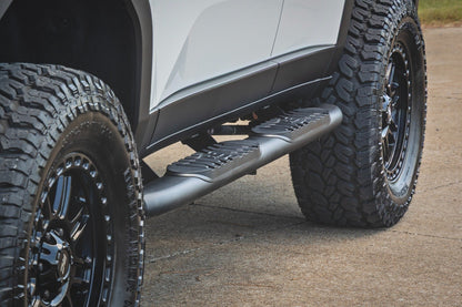 Rough Country | Oval Nerf Steps | Black | Toyota Land Cruiser 4WD (2024-2026) | 21018