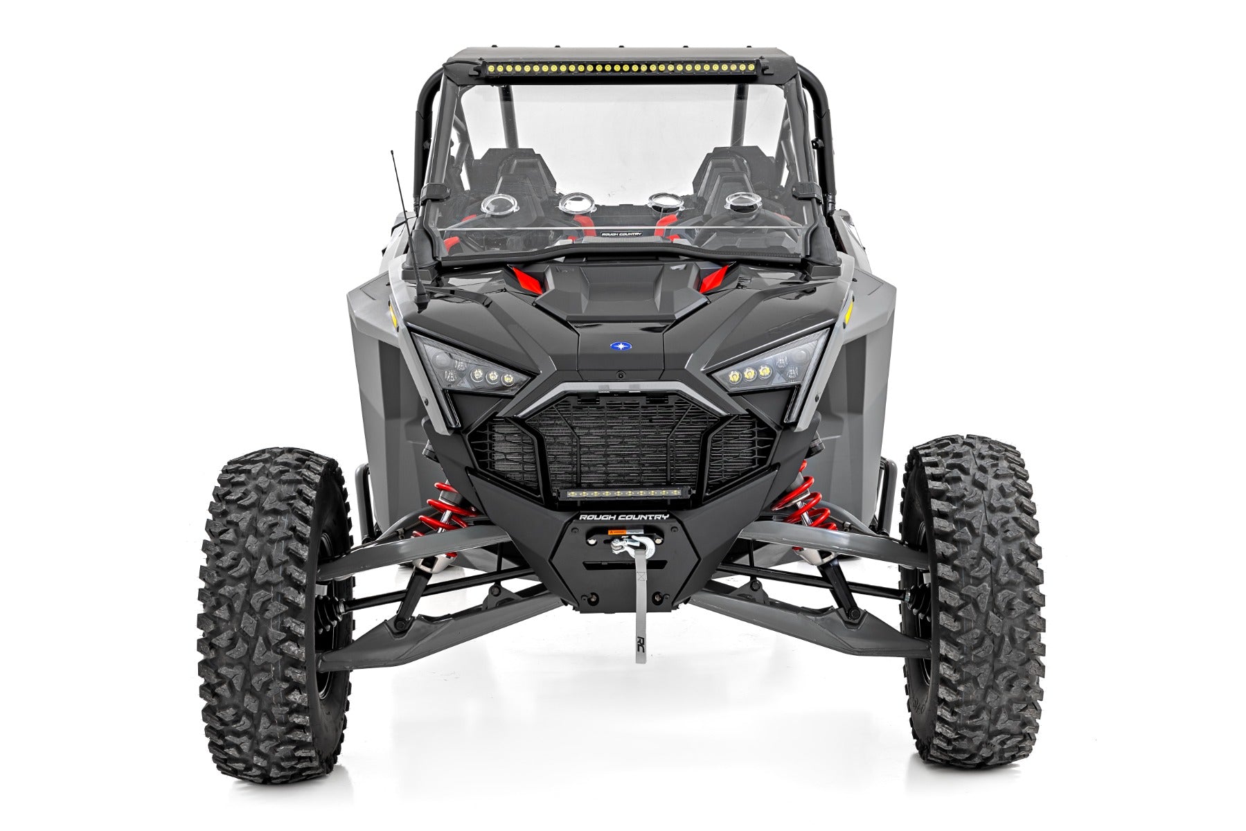 30" Single Row Light Mount | Front | Black Series | Polaris RZR Turbo R 4  | 93160