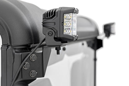Rough Country | LED Light Kit | Rear Mount | 2" Black Pair | White DRL | CFMOTO UFORCE U10 Pro  | 96125