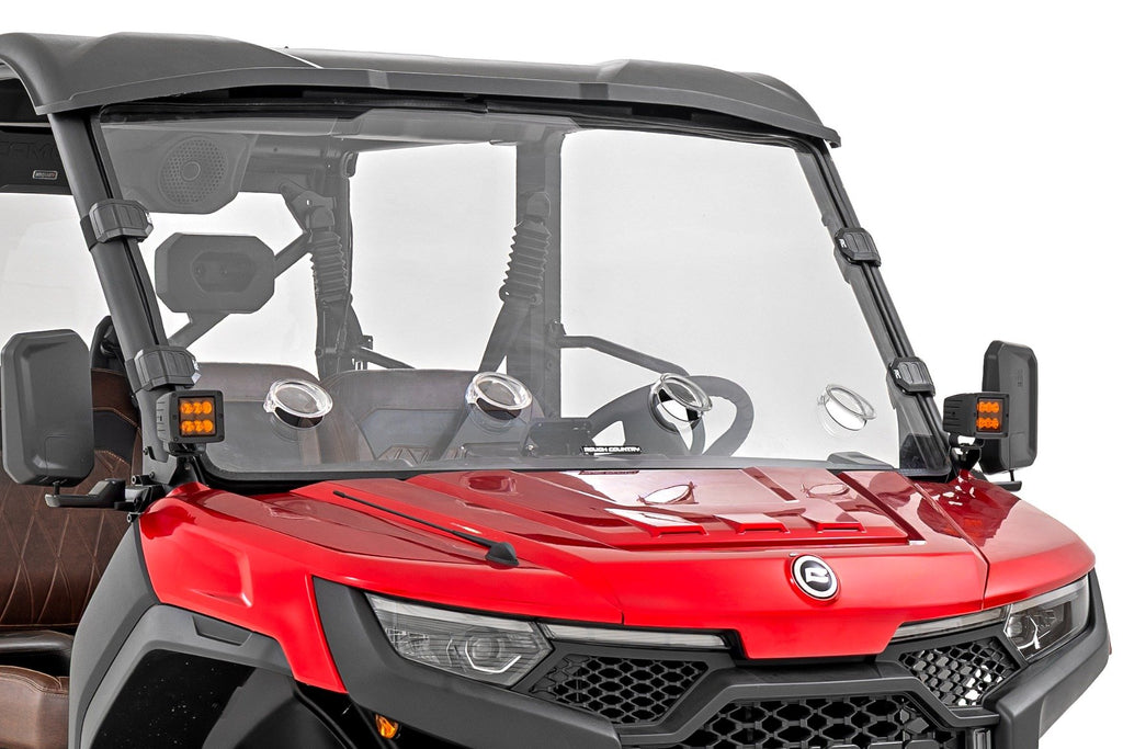 Rough Country | Vented Full Windshield | Scratch Resistant | CFMOTO UFORCE U10 Pro | 98252580