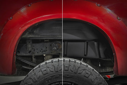 Rough Country | Rear Wheel Well Liners | Ford F-250/F-350 Super Duty 2WD/4WD (2009-2016) | 4509A