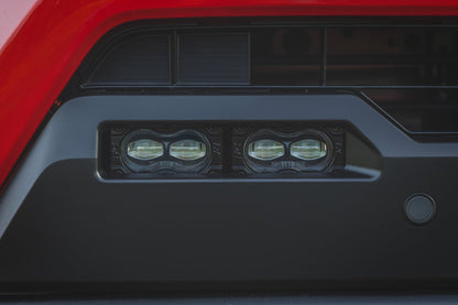 Rough Country | LED Fog Light Kit | 3x1.75 Inch Black Series Slim Aux | Toyota Tacoma (24-26) | 72119