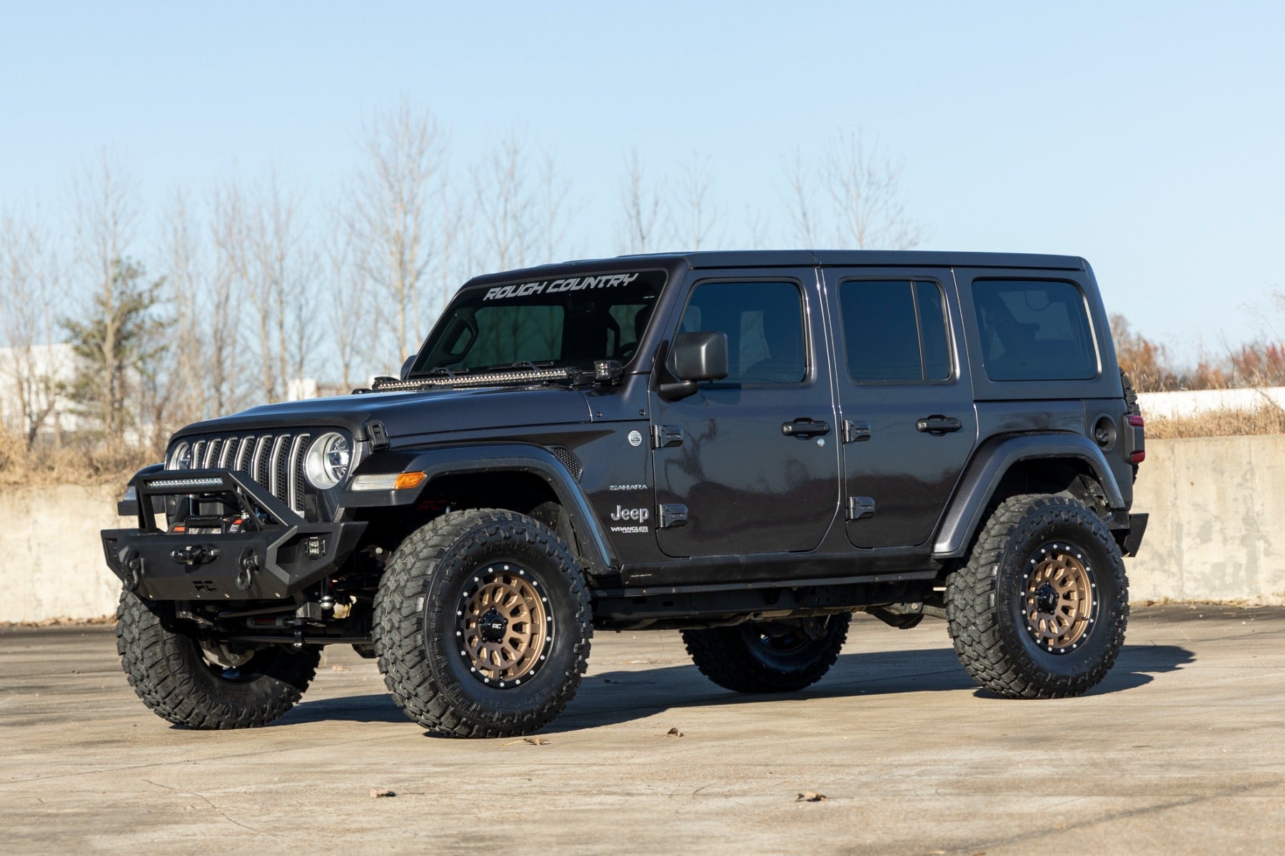 Rough Country 87 Series Wheel | Simulated Beadlock | Bronze/Black | 17x8.5 | 5x5 | +0mm | 87170918