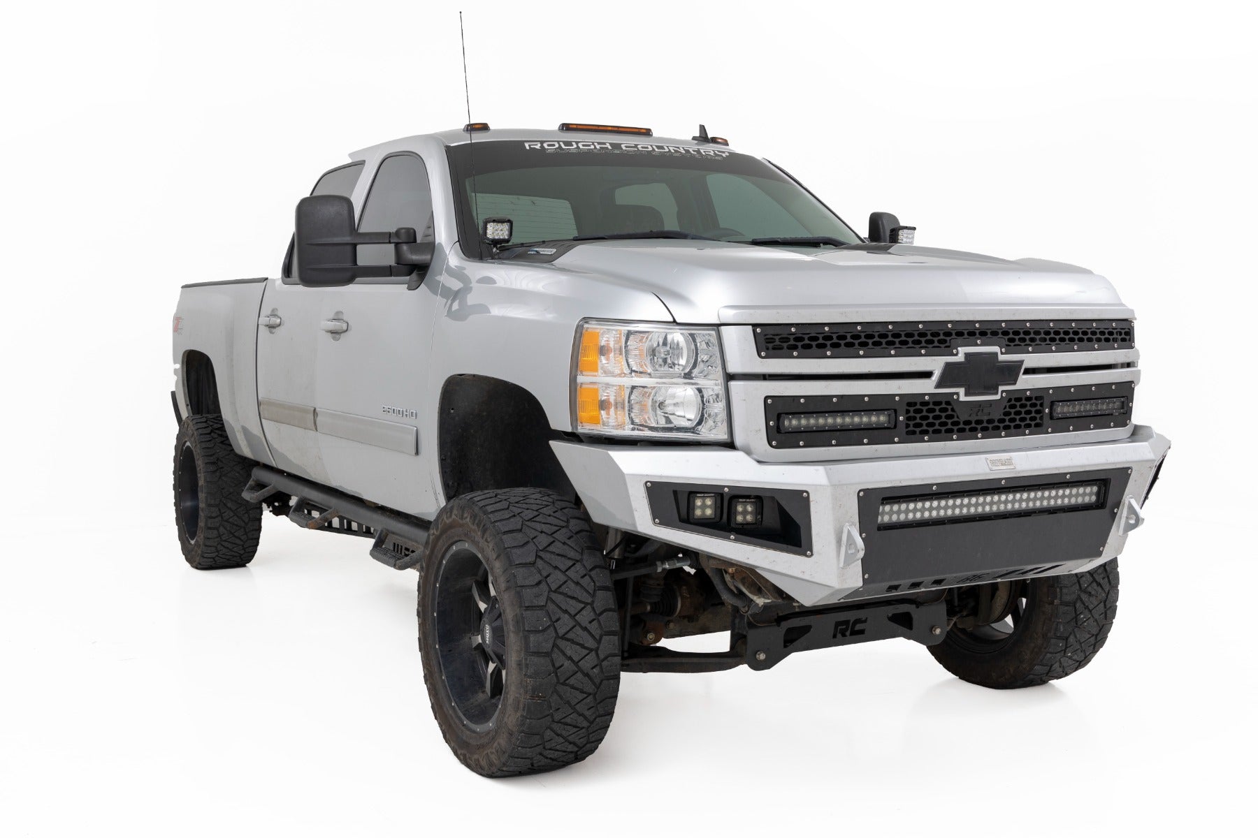 LED Light | Ditch Mount | 2" Black Pair | Amber DRL | Chevy 1500 (2007-2013) | 71061