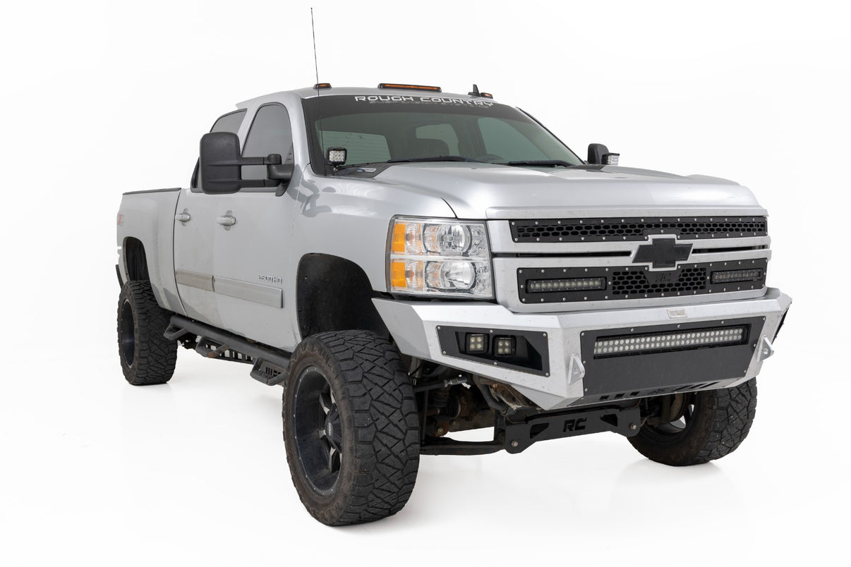 LED Light | Ditch Mount | 2" Black Pair | White DRL | Chevy 1500 (2007-2013) | 71060