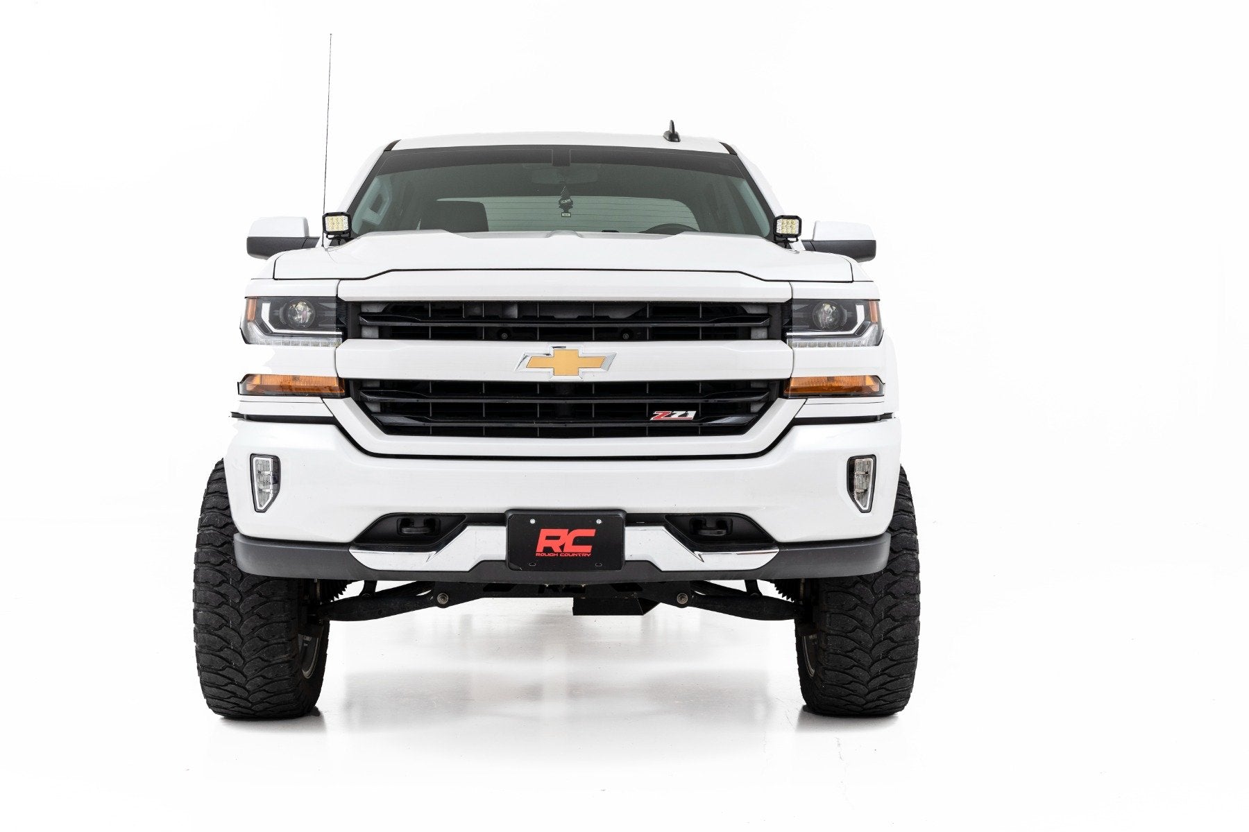 LED Ditch Light Kit | 2in Black Pair | Amber DRL | Chevy/GMC 1500 (14-18 & Classic) | 71055
