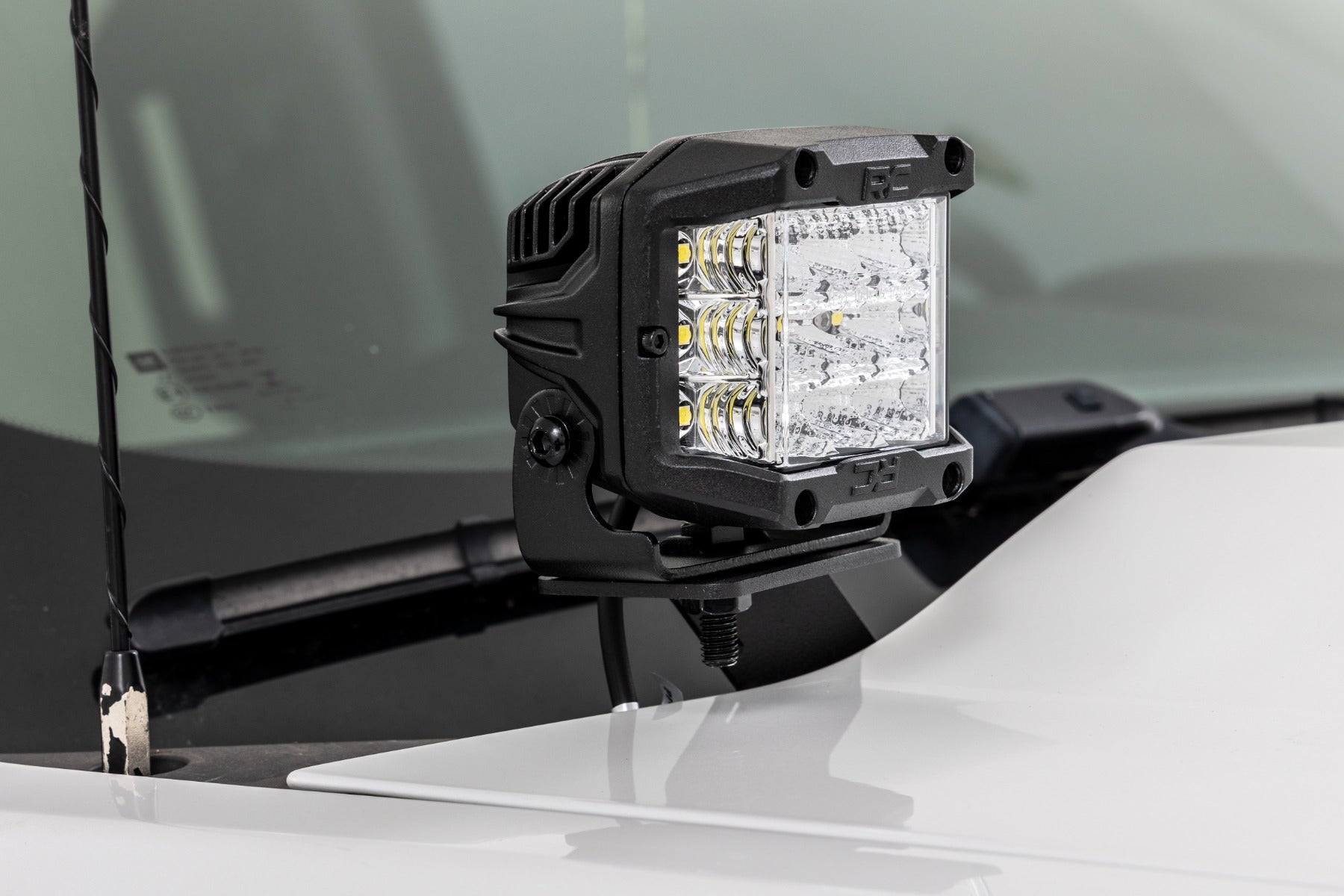 LED Ditch Light Kit | 2in Black Pair | Spot | Chevy/GMC 1500 (14-18 & Classic) | 71052