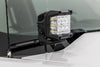 LED Ditch Light Kit | 2in Black Pair | Amber DRL | Chevy/GMC 1500 (14-18 & Classic) | 71055