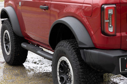 Oval Nerf Steps | 2-Door | Black | Ford Bronco (2 Door) 4WD (2021-2025) | 21012