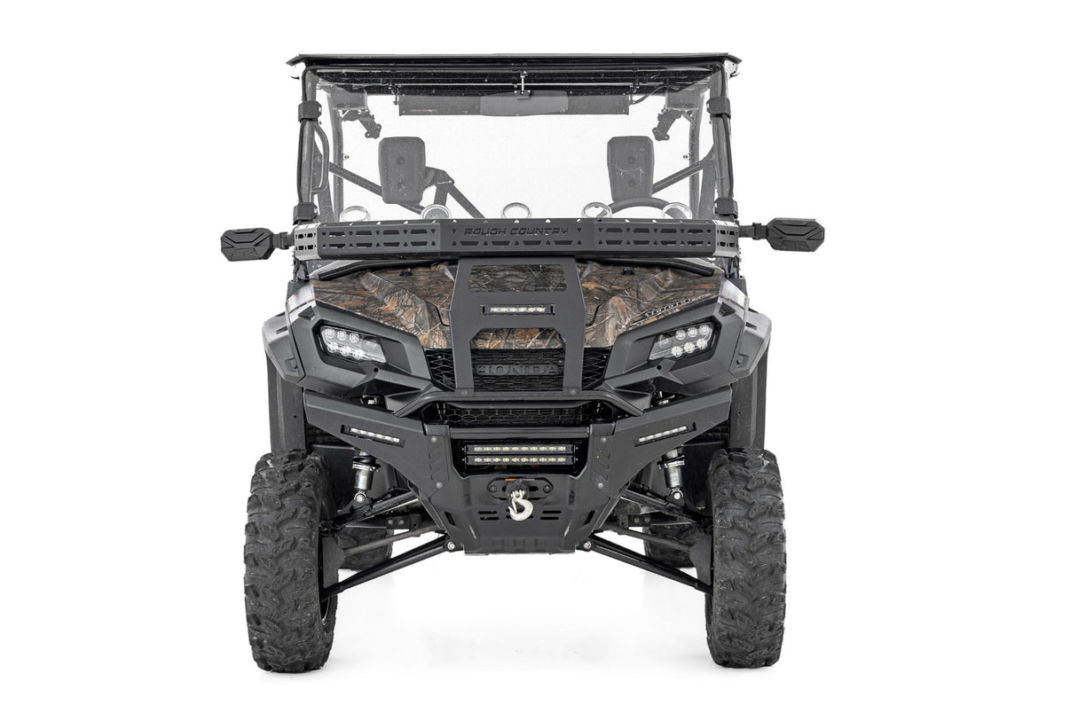 Front Cargo Rack |Black Series LED | 6" Light | Slim Line | Honda Pioneer 1000  | 92059