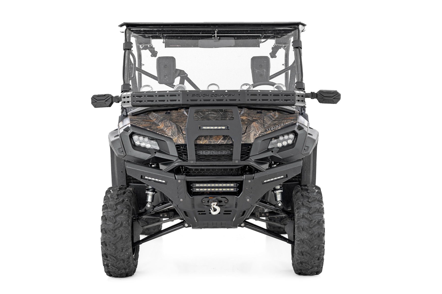 Front Cargo Rack |Black Series LED | 6" Light | Slim Line | Honda Pioneer 1000  | 92059