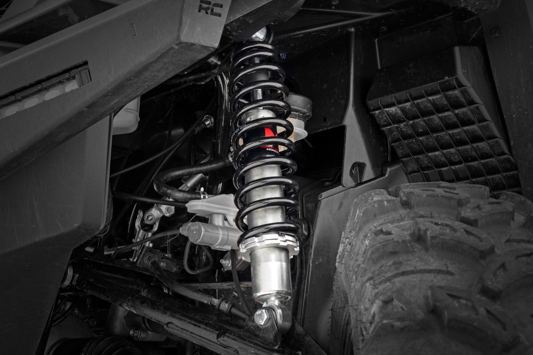 M1 Front Coil Over Shocks | Ride Height Adjust | Honda Pioneer 1000-5  | 301005