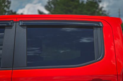 Rough Country | Side Window Deflectors | Tape On Rain Guard | Chevy/GMC 1500/2500HD/3500HD (19-26) | 911924