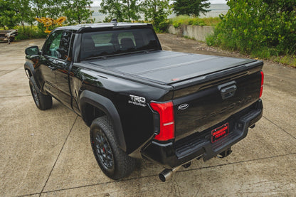 Rough Country | Hard Tri-Fold Flip Up Bed Cover | 6' Bed | Toyota Tacoma 2WD/4WD (2024-2026) | 49420650