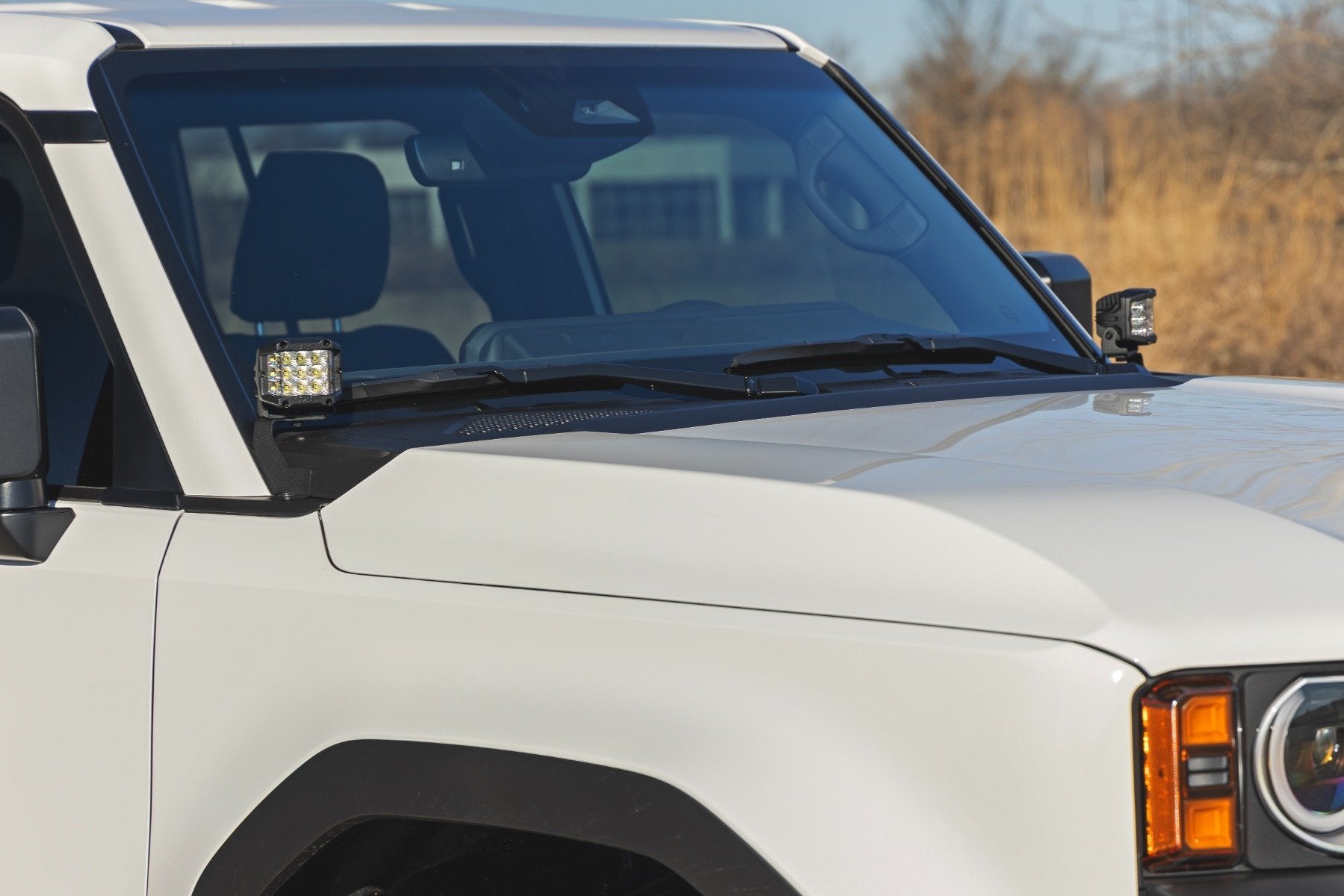 LED Light Kit | Ditch Mount | Black Series Round | 3.5 Inch | Amber DRL | Toyota LandCruiser (2024) | 72117