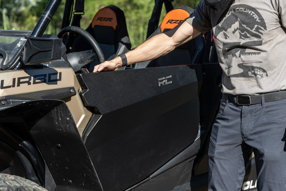 Aluminum Lower Half Doors | Rear | Polaris RZR XP 4 1000/RZR XP 4 Turbo S  | 93121