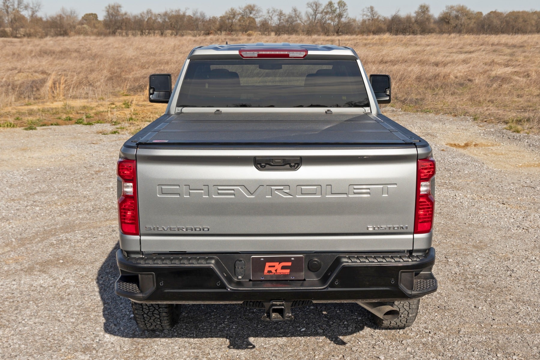 Hard Tri-Fold Flip Up Bed Cover | 6'9" Bed | Chevy/GMC  Silverado/Sierra 2500HD/3500HD (20-25) | 49120651
