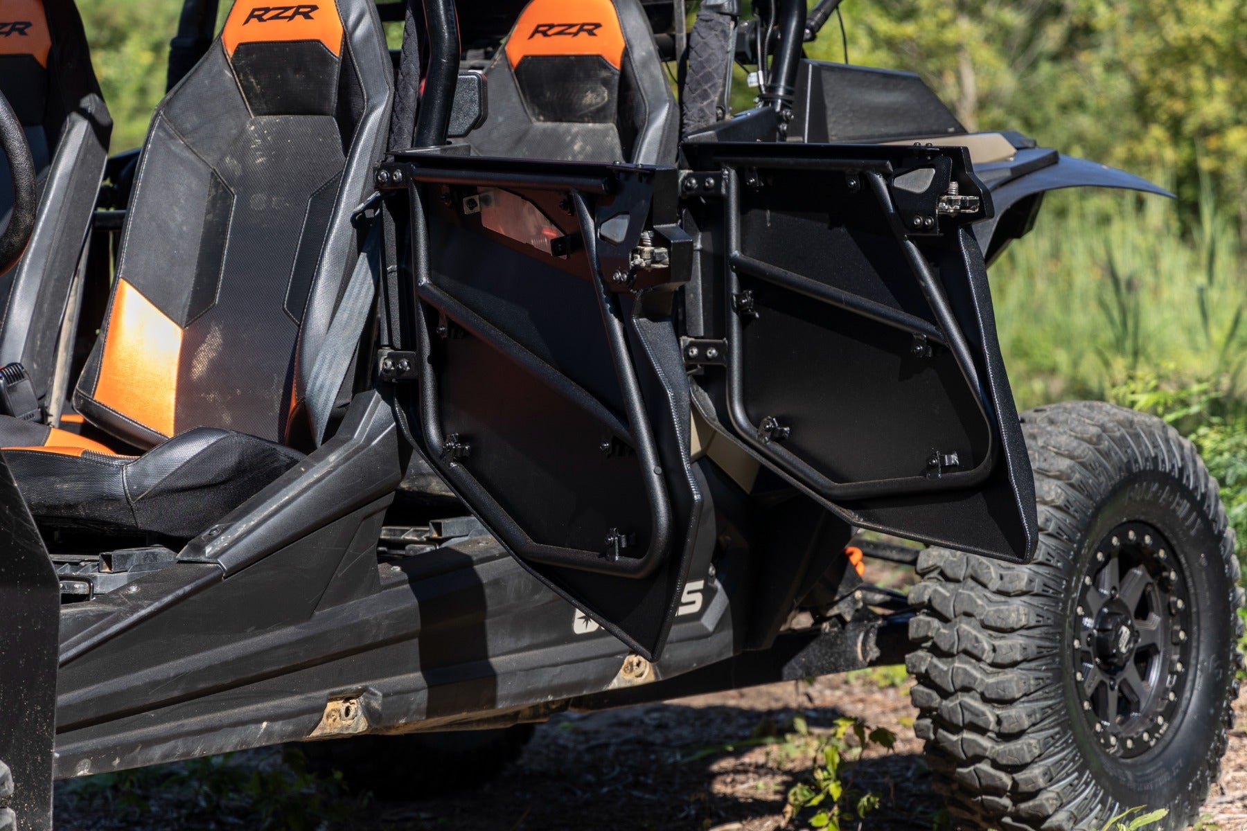 Aluminum Lower Half Doors | Rear | Polaris RZR XP 4 1000/RZR XP 4 Turbo S  | 93121