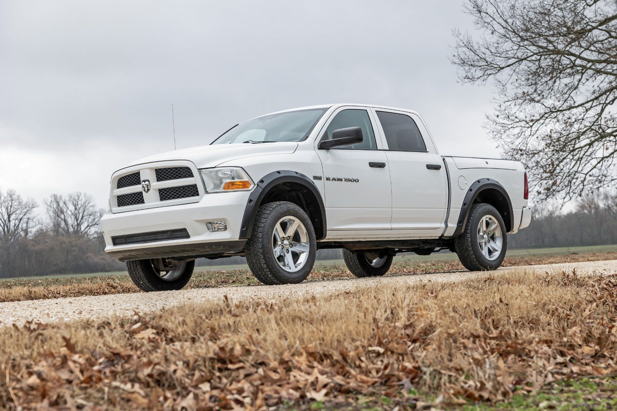 Pocket Fender Flares | GW7 Bright White | Ram 1500 2WD/4WD (2010-2018 & Classic) | F-D10911B-GW7