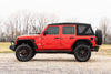 Oval Nerf Steps | 4 Door | Black | Jeep Wrangler Unlimited 4WD (2018-2025) | 21016