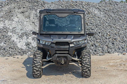 Rough Country | Electric Tilt Windshield | Glass | Can-Am Defender HD8/HD9/HD10 | 98418213