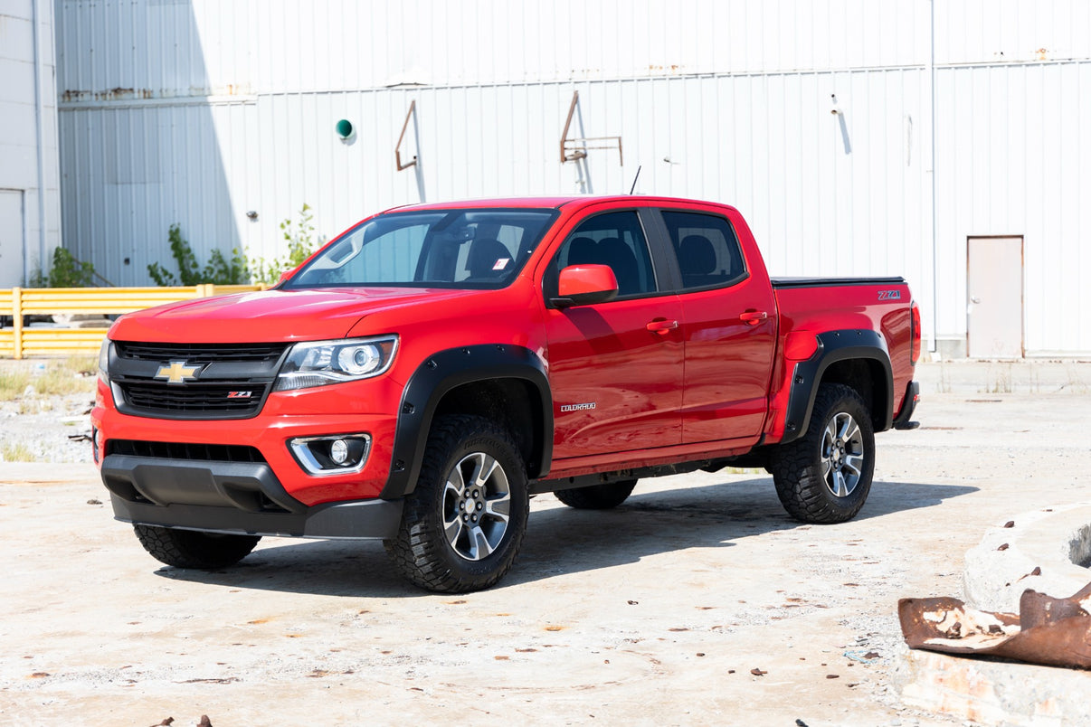 Pocket Fender Flares | GBA Gloss Black | Chevy Colorado 2WD/4WD (2015-2022) | F-C11511A-GBA