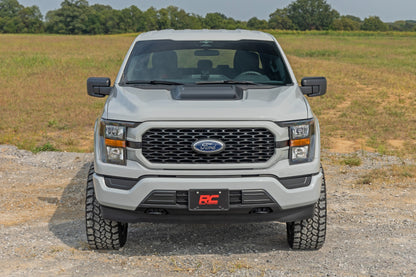 Rough Country | Hood Scoop | M7 Carbonized Gray | Ford F-150 2WD/4WD (2021-2026) | HS30010-M7