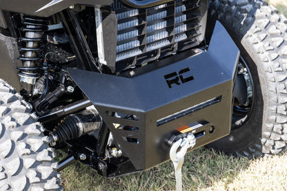 Winch Plate | 4500-LB Winch | 10" Black Slimline | Honda Pioneer 520 | 92079