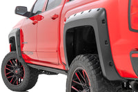 Rough Country | Pocket Fender Flares | 6'7" & 8' Bed | G7J Rainforest Green | Chevy Silverado 1500 (14-18)/2500HD | F-C11412B-G7J