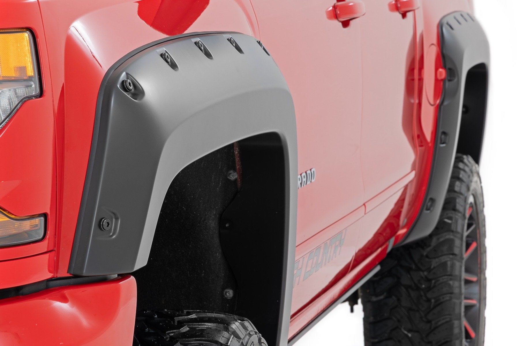 Pocket Fender Flares | 6'7" & 8' Bed | GPA Graphite | Chevy Silverado 1500 (14-18)/2500HD | F-C11412B-GPA