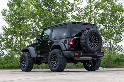 Rough Country 95 Series Wheel | Machined One-Piece | Gloss Black | 20x10 | 5x5 | -19mm | 95201018M
