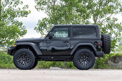 Rough Country 95 Series Wheel | Machined One-Piece | Gloss Black | 20x10 | 5x5 | -19mm | 95201018M