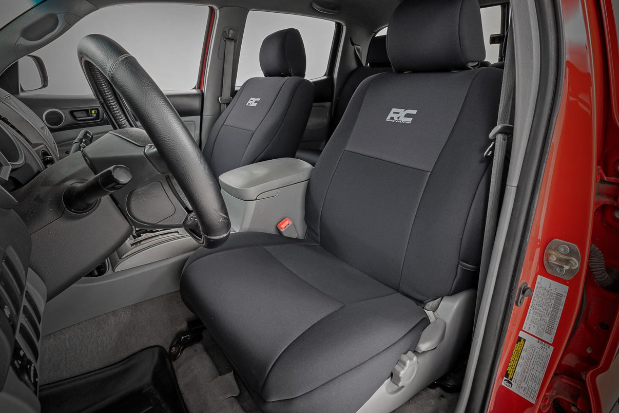 Seat Covers | FR & RR | Crew Cab | Toyota Tacoma 2WD/4WD (2005-2015) | 91052
