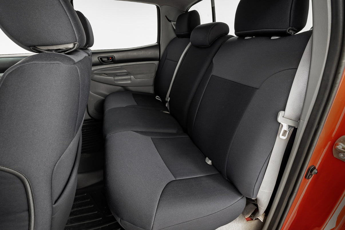 Seat Covers | FR & RR | Crew Cab | Toyota Tacoma 2WD/4WD (2005-2015) | 91052