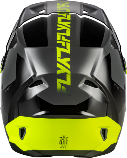 Kinetic Crest Helmet Grey/Black/Hi Vis Xs