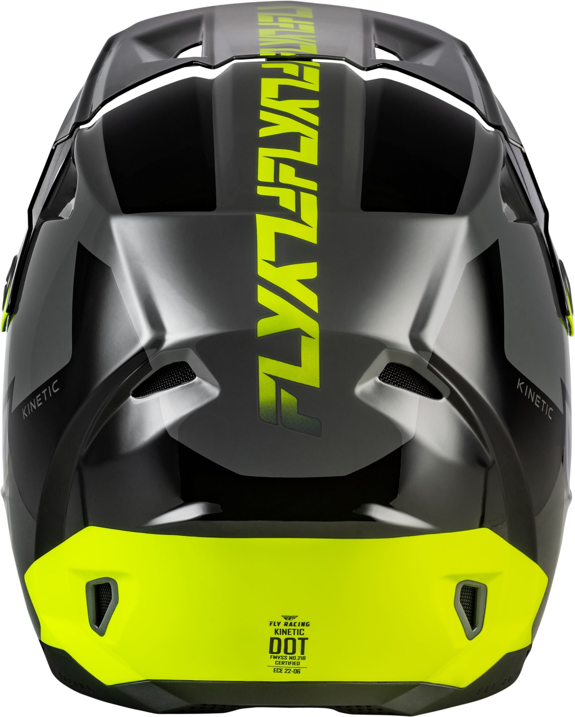Kinetic Crest Helmet Grey/Black/Hi Vis Lg