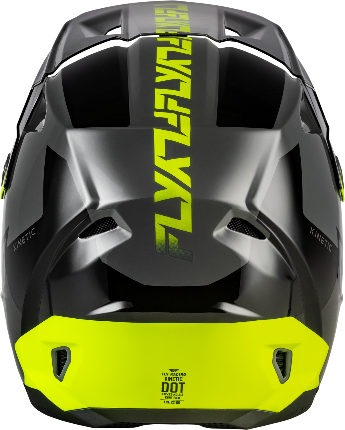 Kinetic Crest Helmet Grey/Black/Hi Vis Md