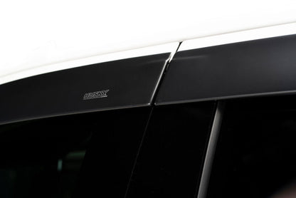 Husky Liners 16-23 Toyota Tacoma CC/DC In-Channel Mount Ventvisor Low Profile 4pc - Matte Black